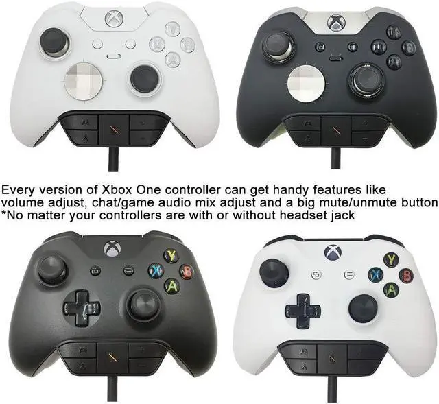 Alt view image 7 of 7 - Stereo Headset Adapter, Audio Mic Headphone Converter for Xbox One Controller