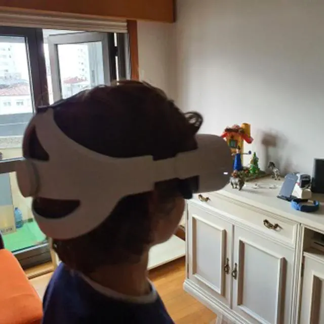 Alt view image 6 of 7 - Replace Adjustable Elite Strap for Oculus Quest 2 Head Strap Headband Enhanced Support and Reduce Head Pressure Comfortable Touch