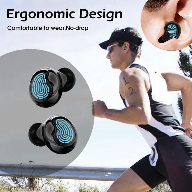 Alt view image 5 of 7 - TWS Wireless Stereo Dual bluetooth 5.0 Earbuds LED Display Smart Touch Sound Earphone Handsfree Headset With Charging Case