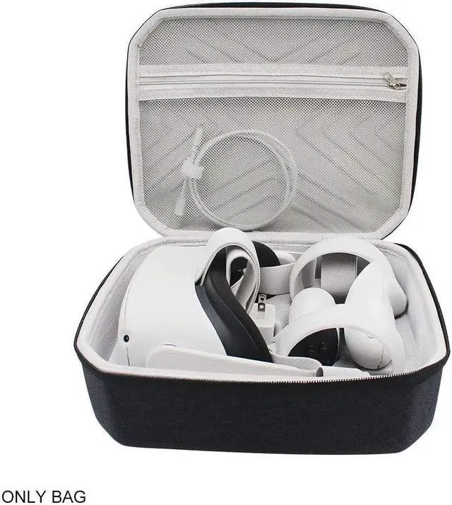 Alt view image 6 of 7 - Carry Case for Oculus Quest 2 All-in-one VR Gaming Headset - Oculus Quest 2 Hard Travel case, Virtual Reality Protective Bag, Shock-Dust-Water Proof