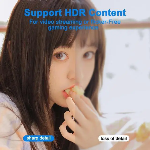 Alt view image 6 of 7 - 3.3 Feet 8K DisplayPort Cable, DisplayPort to DisplayPort DP1.4 Cable Support 8K @60Hz(7680x4320) Resolution, 4K @144Hz, 32.4Gbps, HDR, HBR3, HDCP2.2 for PC, Laptop, HDTV Monitor (3.3FT/1M)