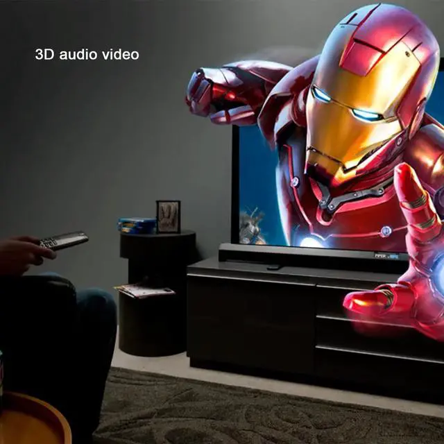 Alt view image 7 of 7 - HDMI Switch 5 in 1 Out, 5 Port HDMI Switcher Selector Box with IR Remote Control & Auto Switch, Support 4K @30Hz, HDR, HDCP, 3D, 1080P for HDTV PS3 PS4 Xbox Projector Blu-ray Player (Black) 8iop