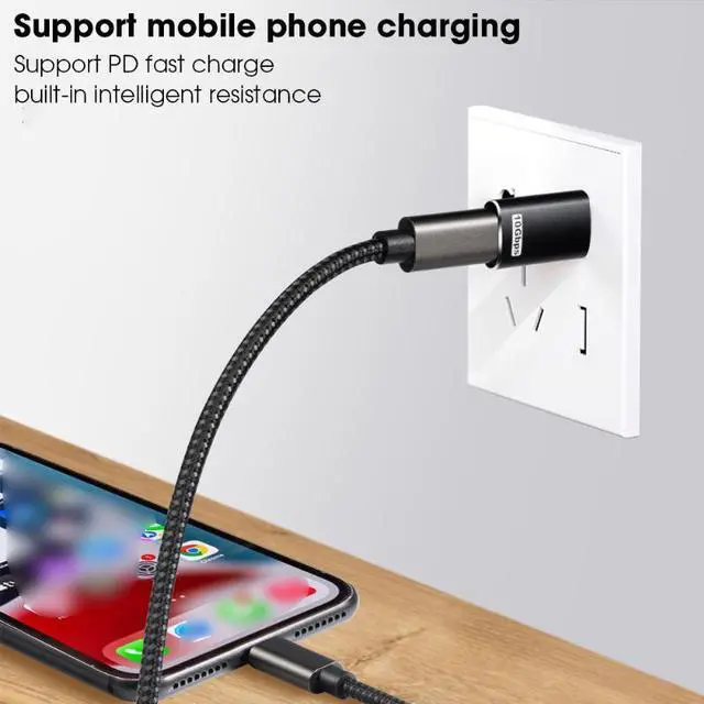 Alt view image 3 of 7 - [10Gbps] USB C Female to USB A Male Adapter [2 PACK], Double Sided 10Gbps Data Transfer Support, 3A Fast Charging, USB 3.1 Gen 2 USB A to USB C Adapter, Compatible with PC, Laptop, Charger, Power Bank