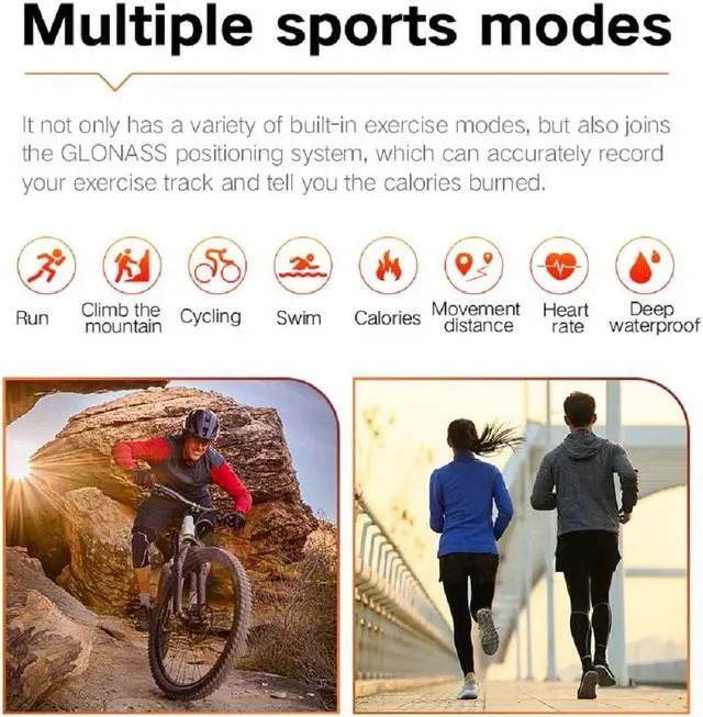 Alt view image 3 of 7 - Smart Watch Fitness Tracker Full-touch Screen for Android IOS Phones Fitness Tracker with Heart Rate Blood Oxygen and Sleep Monitor Activity Tracker with IP67 Waterproof Pedometer Smartwatch