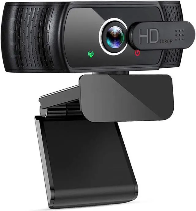 Main image of 1080P Webcam for PC, HD Webcam with Microphone, PC USB Webcam with Privacy Cover, Plug and Play, Streaming Web Camera for Zoom, Skype, Online Classes, Video Calling, Conference