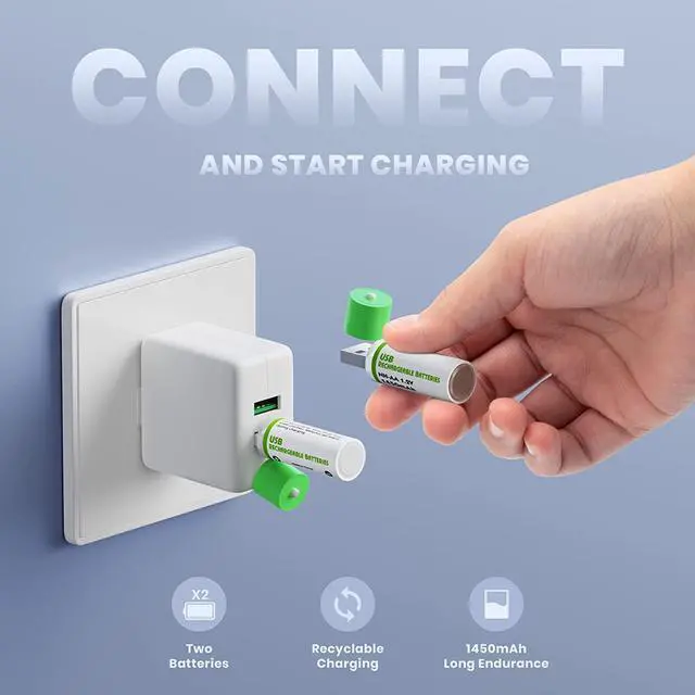 Alt view image 5 of 7 - VR Charging Station for Oculus Quest 2/Meta Quest 2, VR Charging Dock Supports LED Indicator/Charging Headset, with 2 Rechargeable Batteries&USB Charging Cable, Support Elite Strap with Battery