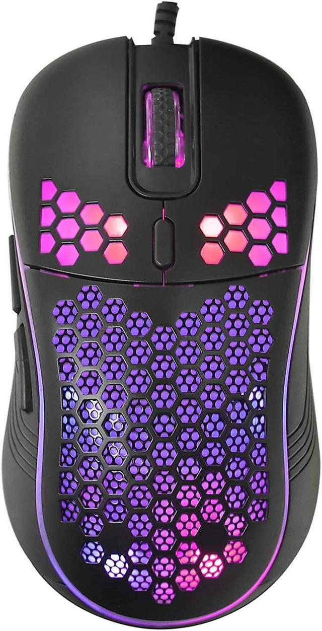 Main image of Wired Gaming Mouse, RGB Backlight and 7200 Adjustable DPI, Ergonomic and Lightweight USB Computer Mouse with High Precision Sensor for Windows PC & Laptop Gamers