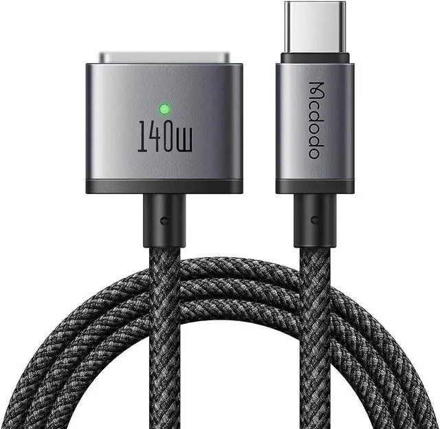 Main image of 140W USB-C to Magnetic 3 Cable, Compatible with M-a-c-B-o-o-k Pro 2021 M1 Pro & Max Chip 14" 16", M-a-c-B-o-o-k Air 2022 M2, Pro 2023 M2 Pro & Max Chip 14" 16", Safe 3 Cable for M-a-c-B-o-o-k - 6.6ft