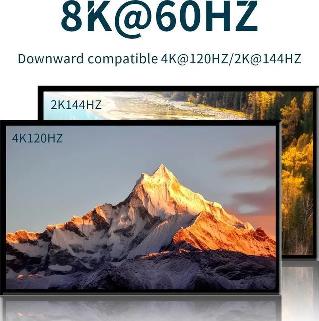 Alt view image 2 of 5 - Dual Monitor HDMI Switch 2 Monitors 2 Computers 2 in 2 Out 8k@60hz 4k@120hz Supports Copying and Expanding 2 Screens at The Same time 4-Port USB 3.0 one-Touch Switch USB Cable and Desktop Controller
