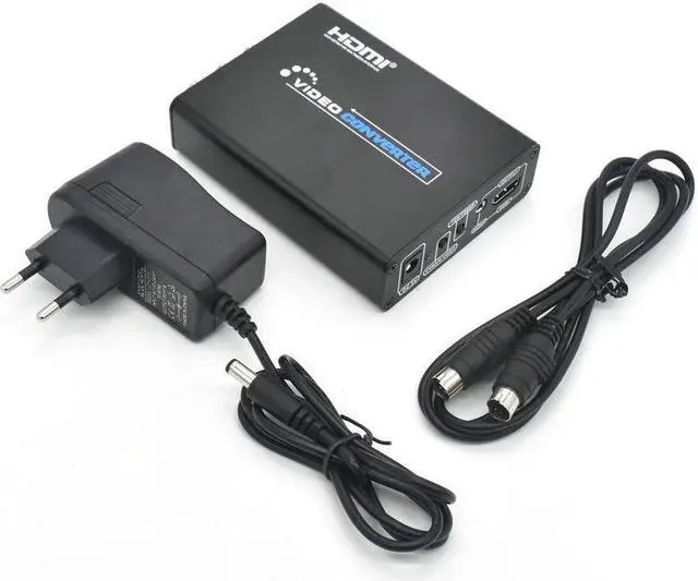 Alt view image 7 of 7 - 3RCA CVBS Composite & S-Video R/L Audio to HDMI Converter Adapter Support 720P/1080P with 3RCA S-Video Cable for NES SNES N64 PS2 PS3 HDTV