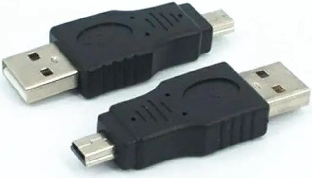 Main image of 2pcs USB A Male to mini 5pin Male Adapter