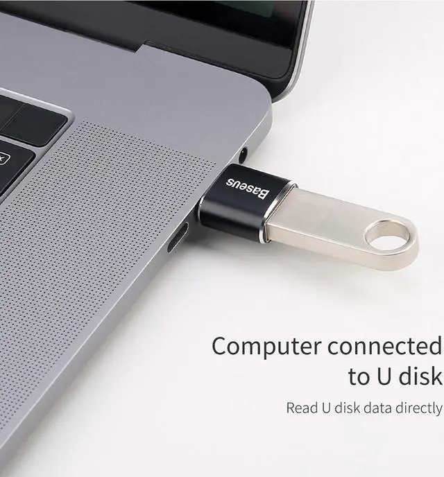 Alt view image 5 of 7 - USB To Type C OTG Adapter Converter USB Female To USB-C Male Converter