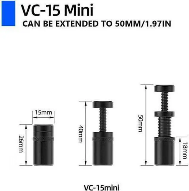 Alt view image 4 of 6 - Graphics Card GPU Holder Support Adjustable Telescopic Rotary Screw Aluminum Alloy Video Card Sag Bracket Jack Desktop PC Case