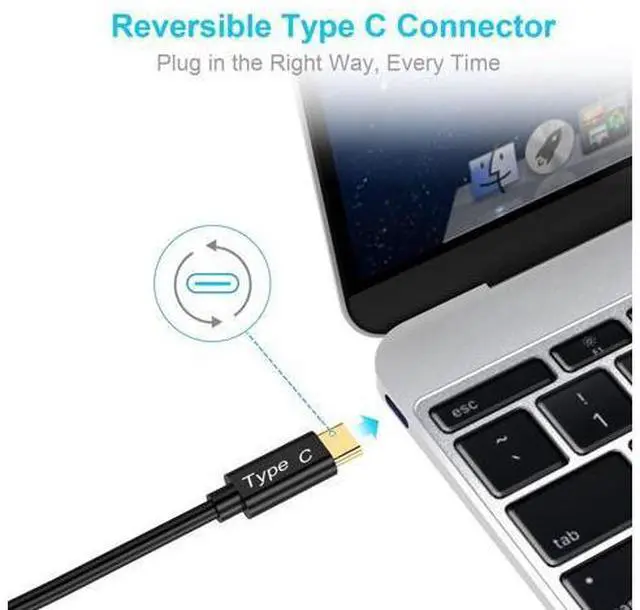 Alt view image 2 of 7 - USB 3.1 Type C to HDMI Adapter, USB-C to HDMI DVI 4K VGA Adaptor Converter for 2016/2017/2018 MacBook/MacBook Pro, 2018 MacBook Air