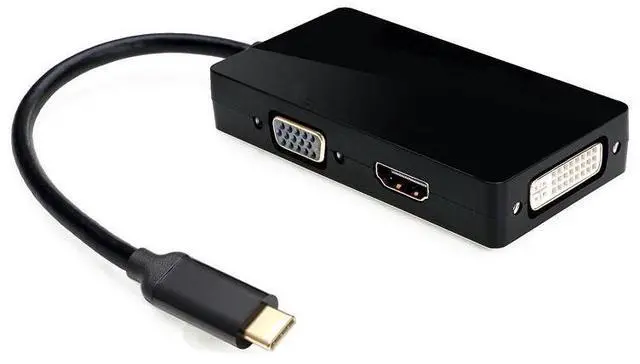 Alt view image 6 of 7 - USB 3.1 Type C to HDMI Adapter, USB-C to HDMI DVI 4K VGA Adaptor Converter for 2016/2017/2018 MacBook/MacBook Pro, 2018 MacBook Air