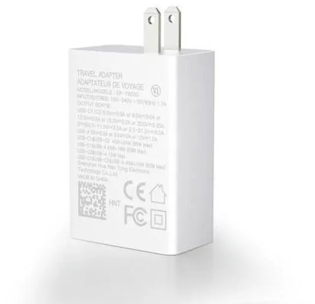 Alt view image 3 of 7 - USB C Charger, 65W 3 Port Foldable USB C Wall Charger, PD 3.0 Fast GaN Charger Block Compatible for Mac-Book,i-Pad,i-Phone 14 13 12 Pro Max, Galaxy S23 S22 S21 S20 Note 20, Steam Deck,Switch (White)