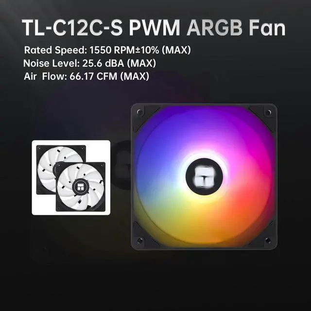 Alt view image 5 of 6 - Peerless Assassin 120 SE ARGB CPU Air Cooler,6 Heat Pipes Aluminium Heatsink Cover, for Intel 1700/115X/1200, AMD AM4/AM5