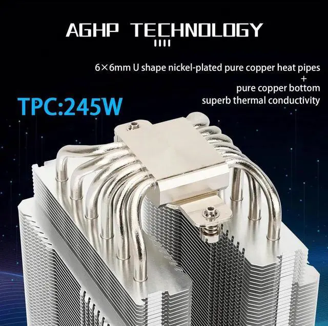 Alt view image 2 of 6 - Thermalright Peerless Assassin 120 CPU Air Cooler, 6 Heat Pipes, Dual 120mm TL-C12 PWM Fan, Aluminium Heatsink Cover, AGHP Technology, for AMD AM4 AM5/Intel LGA 1700/1150/1151/1200/2011/2066 (PA120)