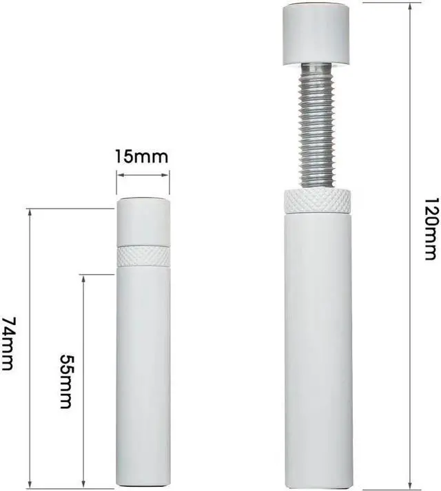 Alt view image 2 of 4 - Graphics Card GPU Support Bracket, Adjustable Height GPU Sag Stand Bracket with Magnet and Non-Slip Sheet, GPU Holder for Prevent Universal VGA Graphics Card Sag - 2.8-4.7"- L - White 8iop