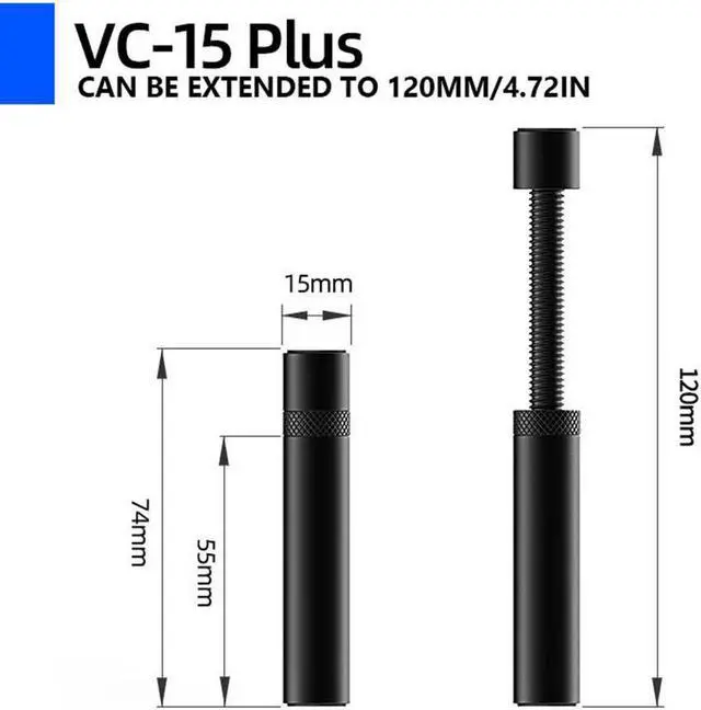 Alt view image 4 of 5 - For TEUCER Graphics Card GPU Brace Support Adjustable Aluminum Alloy Video Card Sag Holder Bracket Magnetic Jack For PC Case