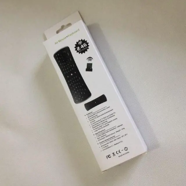 Alt view image 6 of 6 - 2.4GHz 6 Axis Gyroscope Fly Air Mouse Keyboard Wireless T6 Mini Keyboard Remote Control VS T3 MX3 I8 for S912 S905 OTG TV Box