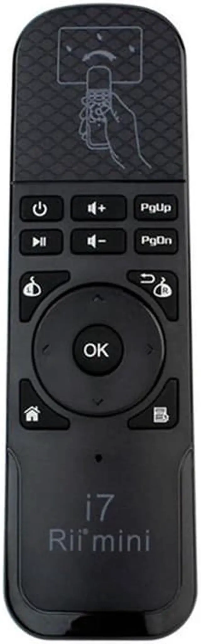Alt view image 3 of 6 - Mini i7 Fly Air Mouse USB 2.4Ghz Wireless Remote Control for PC/Smart TV/Android TV Box/TV Dongle Gyroscope PS3 Motion Sensing