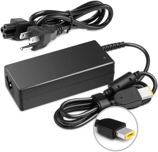 Main image of Laptop Charger 65W  20V 3.25A Power Supply Rectangle USB AC Adapter for Lenovo IdeaPad Yoga; ThinkPad Helix; T440 T440s T450 T450s T460s L440 L450 X240 X250 X260; E440 E450 E460; Flex 2 3 10 11 14