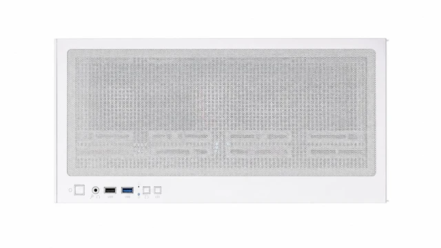 Alt view image 2 of 6 - UNIWAY GAMING Aurora Series - Ryzen 7 5700X, RTX5060, 32GB RAM, 1TB NVMe SSD, Build-in LCD Screen, AIO Liquid Cooler, Windows11 Pro, AIReady, 1Year Warranty - Black RTX5060 White