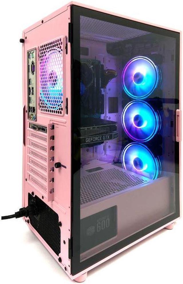 Gaming Pink RGB Desktop Tower PC- Intel Core i7 Skylake - 6700 3.4GHz 32 GB  RAM + 1TB SSD Windows 11 Nvidia GTX1660 Supper GDDR6 HDMI