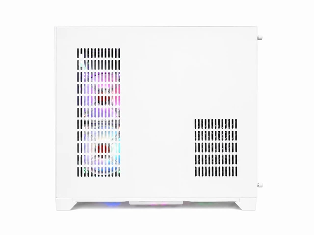Alt view image 3 of 5 - Uniway Gaming Desktop AMD Ryzen7 8700F / Liquid Cooled /32G DDR5 Ram/ NVIDIA RTX5060 AI Powered /1TB M.2 NVMe SSD/ Win11 Pro with Side Display Screen Ryzen 7 8700F White RTX5060