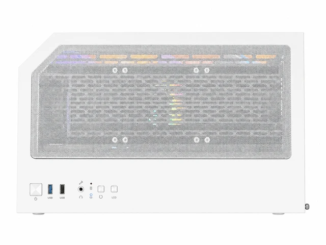 Alt view image 5 of 5 - Uniway Gaming Desktop AMD Ryzen7 8700F / Liquid Cooled /32G DDR5 Ram/ NVIDIA RTX5060 AI Powered /1TB M.2 NVMe SSD/ Win11 Pro with Side Display Screen Ryzen 7 8700F White RTX5060