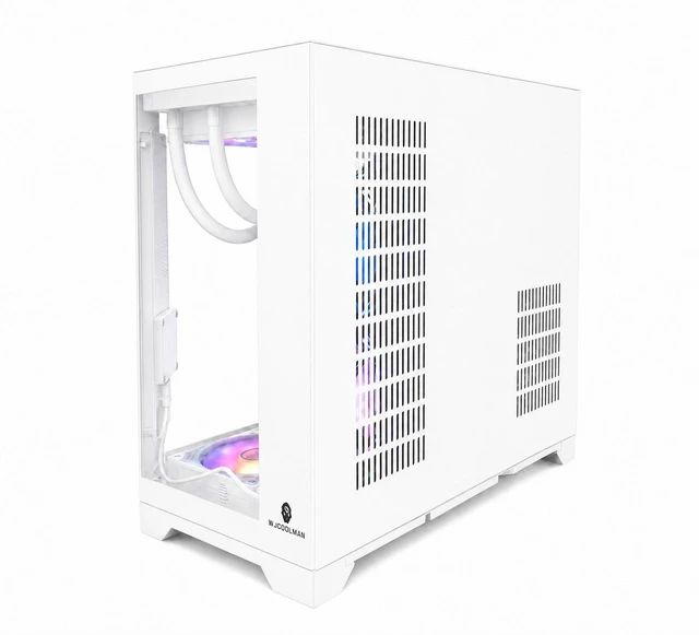 Alt view image 4 of 5 - Uniway Gaming Desktop AMD Ryzen7 9700X Core/ Liquid Cooled /32G DDR5 Ram/ NVIDIA RTX5070 AI Powered /1TB M.2 NVMe SSD/ Win11 Pro with Side Display Screen