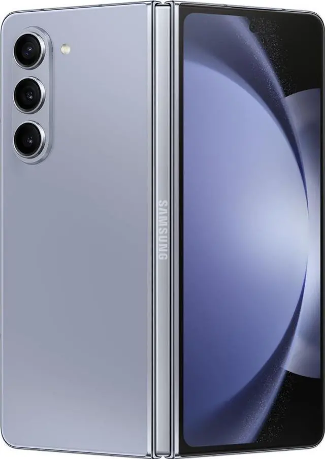Alt view image 2 of 3 - Samsung Galaxy Z Fold 5 SM-F946U (AT&T Only) 512GB Icy Blue (Grade A)