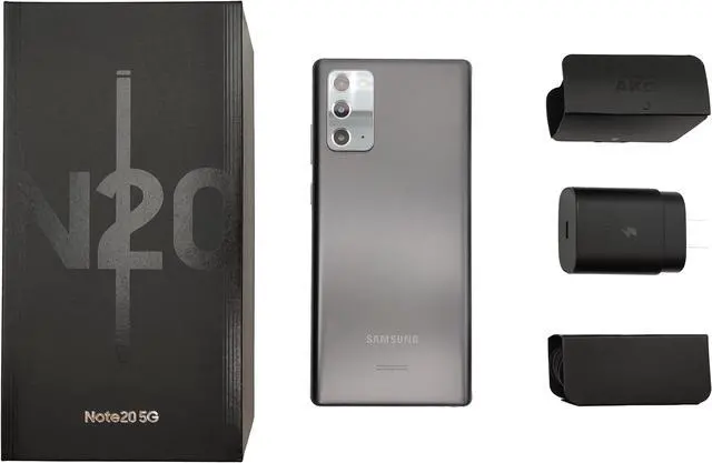 Main image of Samsung Galaxy Note 20 5G N981U (Fully Unlocked) 128GB Mystic Gray (Grade A+) - Comes With Box