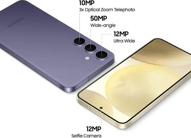 Alt view image 3 of 3 - Samsung Galaxy S24 S921U (T-Mobile Only) 128GB Cobalt Violet (Grade A+) - Comes With Box