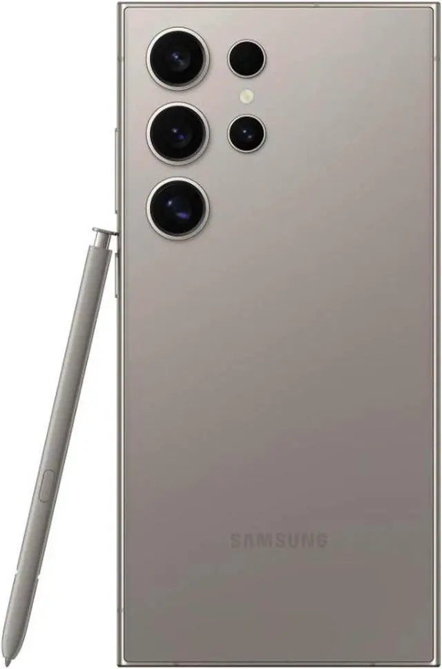 Alt view image 3 of 8 - SAMSUNG Galaxy S24 Ultra Cell Phone, 512GB AI Smartphone, Unlocked Android, 50MP Zoom Camera, Long Battery Life, S Pen, US Version, 2024, Titanium Gray