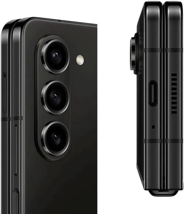 Alt view image 5 of 5 - Samsung Galaxy Z Fold 5 SM-F946U (AT&T Only) 512GB Phantom Black (Grade A)