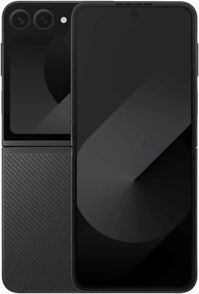 Main image of Samsung Galaxy Z Flip6 512GB ROM + 12GB RAM (GSM | CDMA) Factory Unlocked 5G Smartphone Crafted Black - Grade A