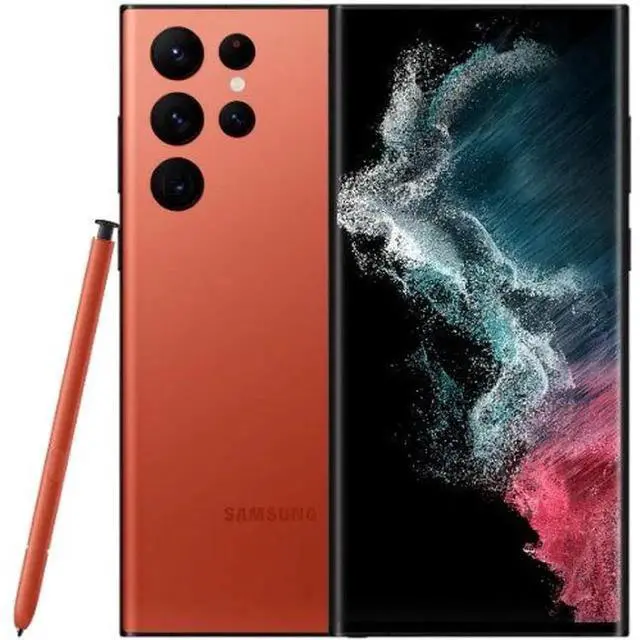 Main image of SAMSUNG Galaxy S22 Ultra 5G S9080, Fully Unlocked, 512GB, 12GB RAM, Red, Grade A+ With BOX!!