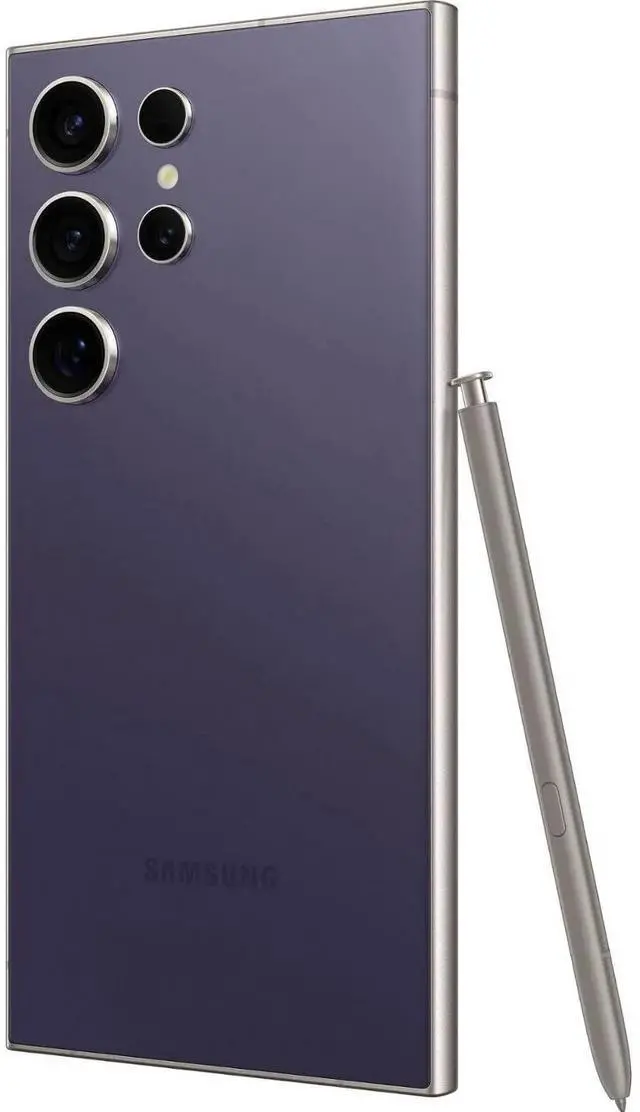 Alt view image 7 of 7 - Samsung Galaxy S24 Ultra - 256GB ROM + 12GB RAM (GSM | CDMA) Factory Unlocked 5G Smartphone (Titanium Violet) - Grade A+ come with BOX!!