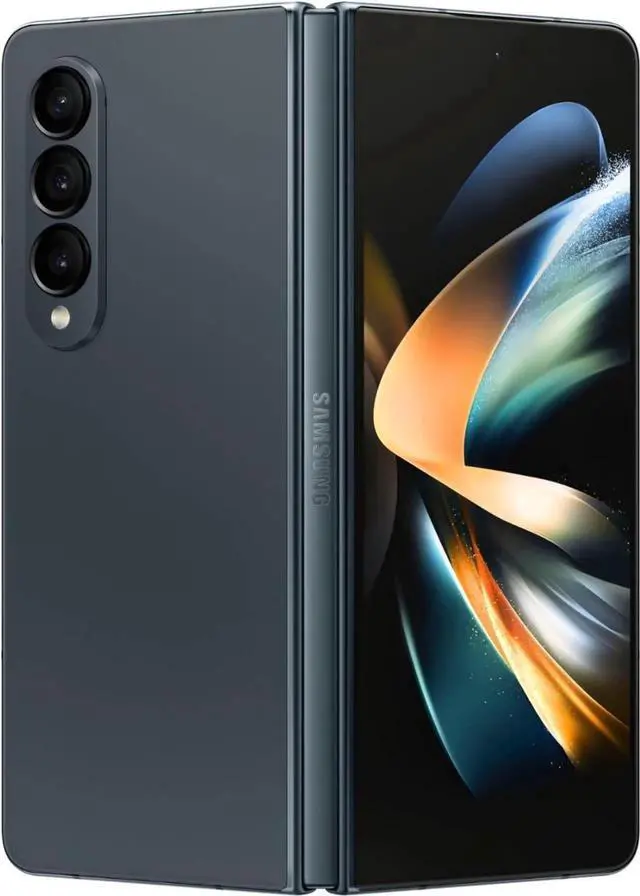Alt view image 4 of 6 - SAMSUNG Galaxy Z Fold 4 5G F936U ( Fully Unlocked) 1TB Gray Green - Excellent condition