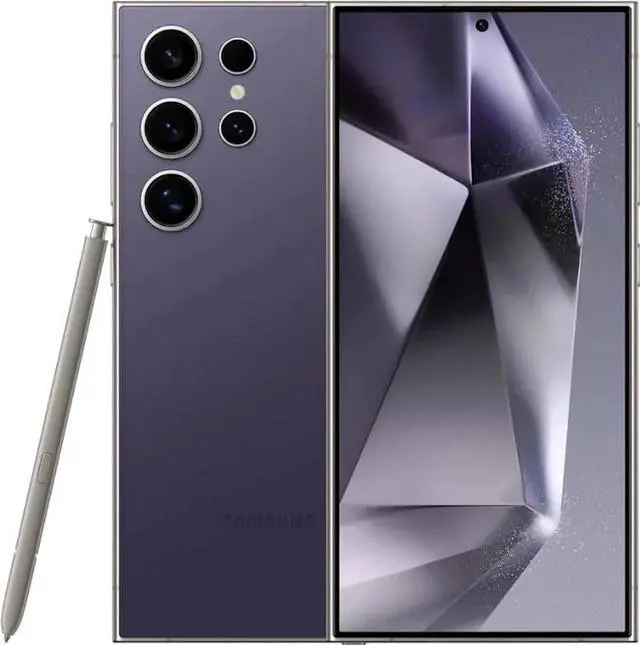 Alt view image 3 of 6 - Samsung Galaxy S24 Ultra - Unlocked 512GB US Version Titanium Violet Very Good condition (Grade A) - come with BOX