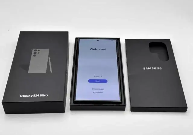 Alt view image 2 of 7 - Samsung Galaxy S24 Ultra - 256GB + 12GB RAM (GSM | CDMA) Factory Unlocked 5G Smartphone Titanium Black - Good Condition Grade A - Comes With Box