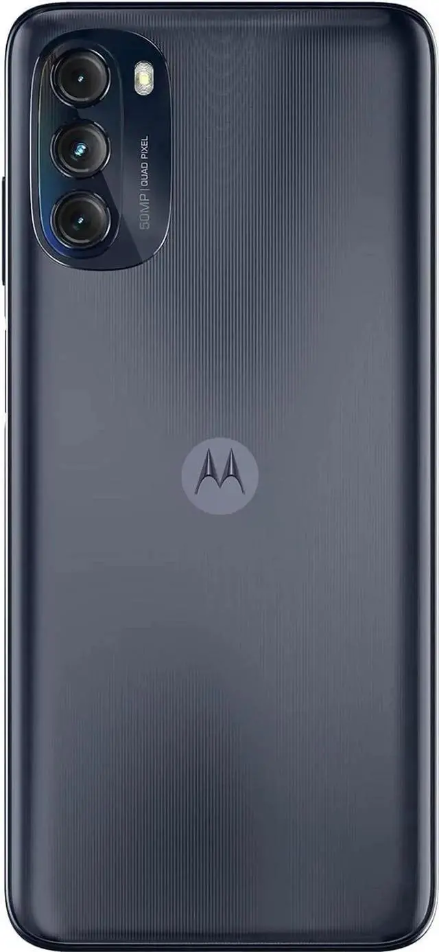 Alt view image 3 of 3 - Motorola Moto G 5G (2022) Android Smartphone (For Cricket) - 64GB 4GB RAM - Moonlight Gray - (Grade B)