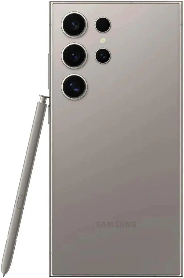 Alt view image 4 of 6 - SAMSUNG Galaxy S24 Ultra Cell Phone, 512GB AI Smartphone, Unlocked Android, 50MP Zoom Camera, Long Battery Life, S Pen, US Version, 2024, Titanium Gray -- Grade A with BOX