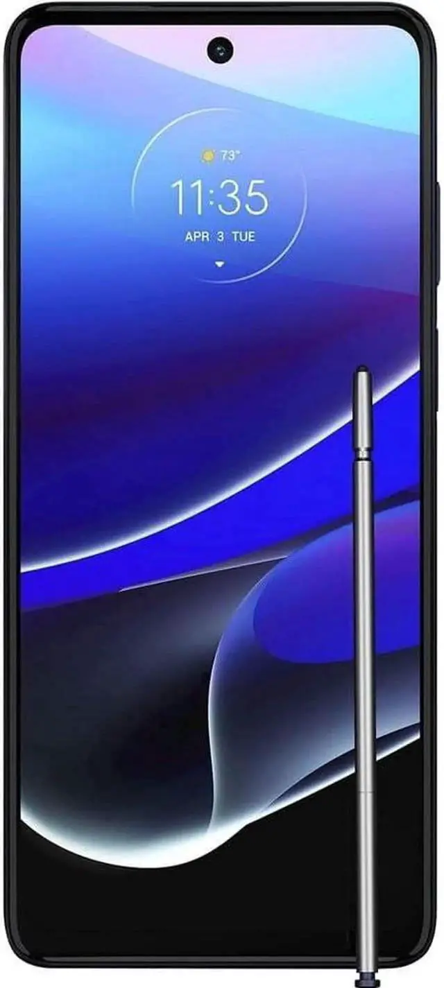 Alt view image 3 of 4 - Motorola Moto G Stylus 5G (2022) (Cricket Unlocked) 128GB Steel Blue (Grade A-)