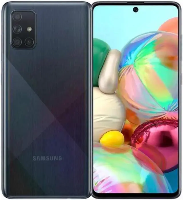 Main image of Samsung Galaxy A71 5G I SM-A716V | Verizon Unlocked | Prism Cube Black | 128 GB - Grade A-