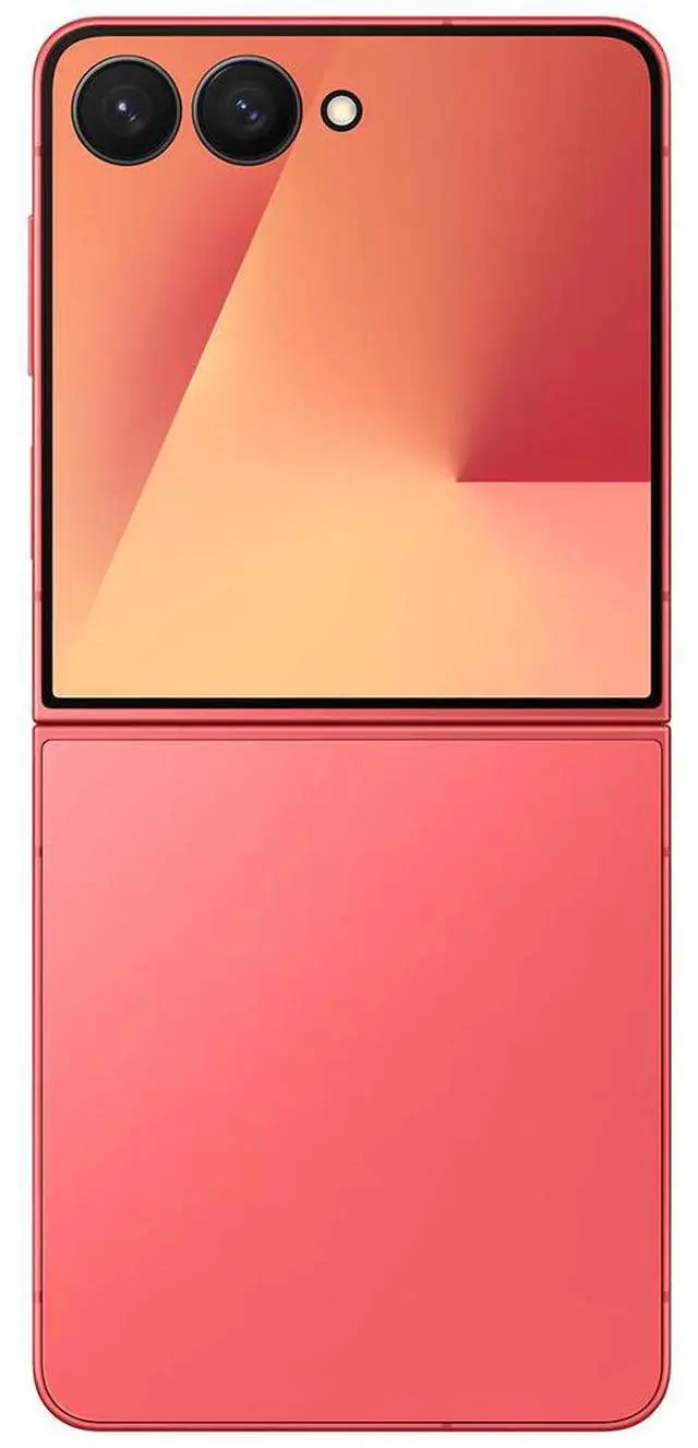 Alt view image 4 of 7 - Samsung Galaxy Z Flip7 2025, US Cell Phone, 256GB, Unlocked, Android, Coral Red, 6.9 Inches - Grade A+