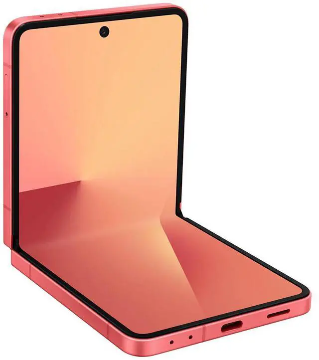 Alt view image 2 of 7 - Samsung Galaxy Z Flip7 2025, US Cell Phone, 256GB, Unlocked, Android, Coral Red, 6.9 Inches - Grade A+