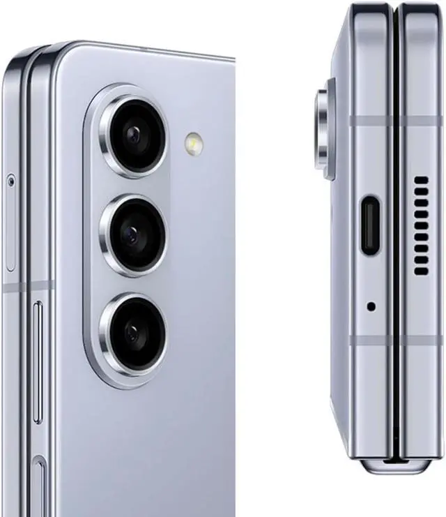 Alt view image 4 of 5 - Samsung Galaxy Z Fold5 AI Phone, 1TB Unlocked Android Smartphone, Icy Blue Big 7.6 Screen - Grade A